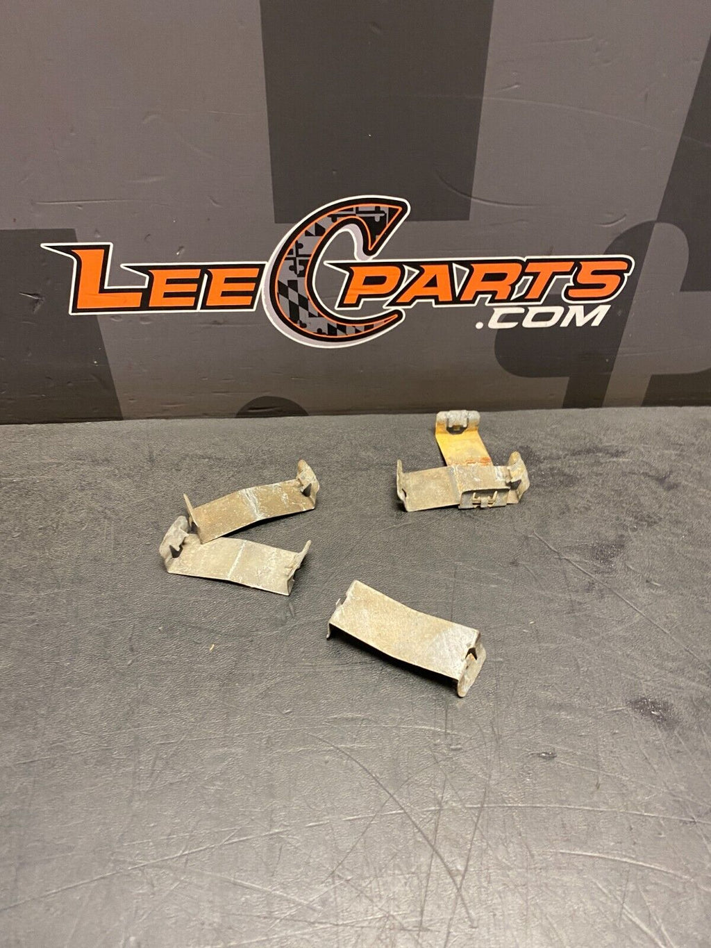 2004 PORSCHE 911 GT3 OEM FRONT UNDER TRAY MOUNT CLIPS HARDWARE USED