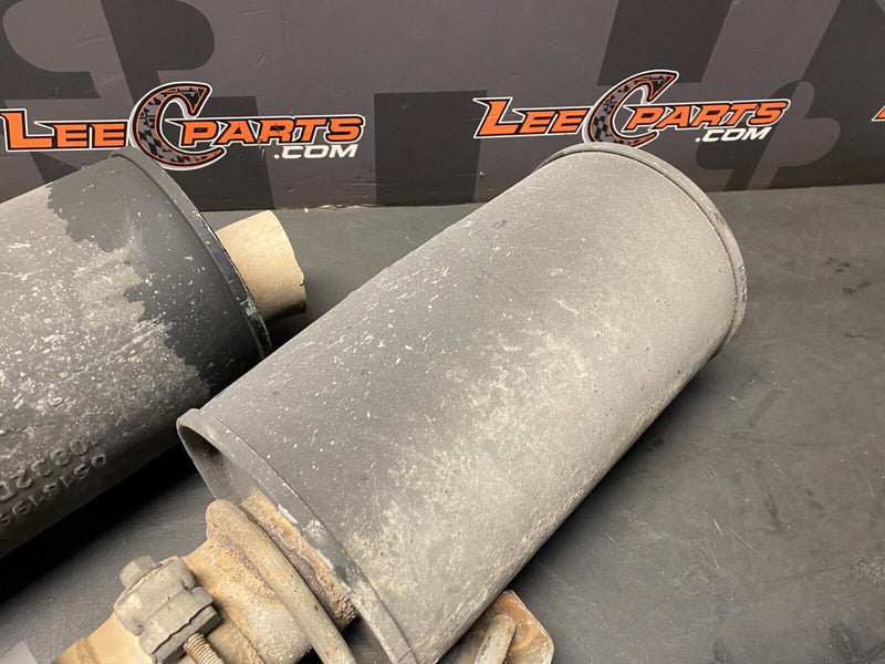 2020 DODGE CHARGER HELLCAT OEM EXHAUST MUFFLER CUTS PAIR DR PS USED **DENT**