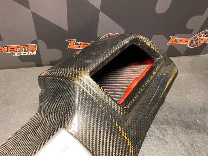 2012 PORSCHE 911 TURBO S 997.2 OEM CARBON FIBER AIR BOX WITH FILTER USED