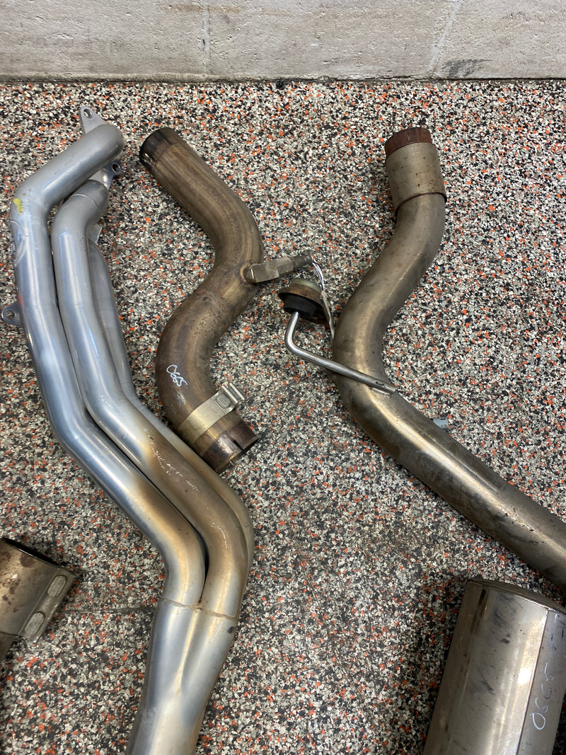 2015 FORD MUSTANG GT AFTERMARKET FULL EXHAUST STAINLESS POWER LONGTUBES FULL CATBACK H PIPE