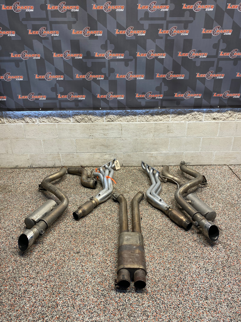 2015 FORD MUSTANG GT AFTERMARKET FULL EXHAUST STAINLESS POWER LONGTUBES FULL CATBACK H PIPE