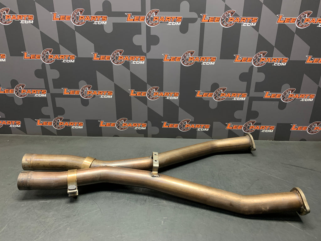1999 Corvette aftermarket 2.5in X Pipe exhaust Mid pipe Used