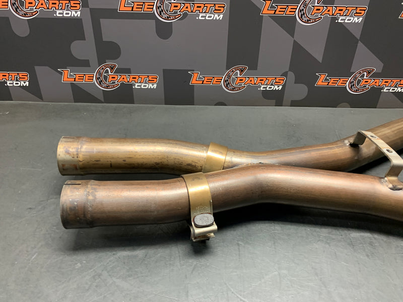 1999 Corvette aftermarket 2.5in X Pipe exhaust Mid pipe Used